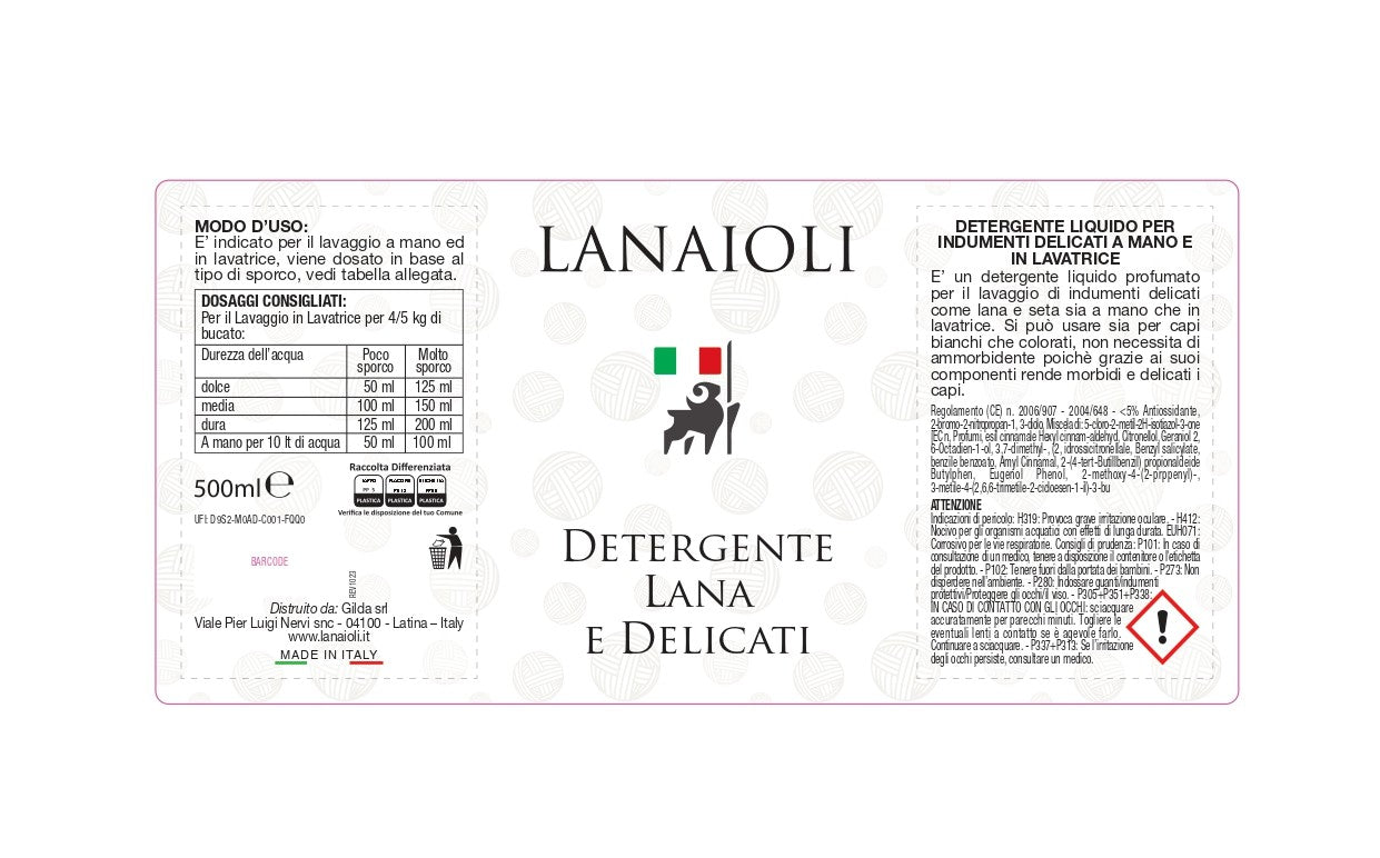 Detergente Lana e Delicati