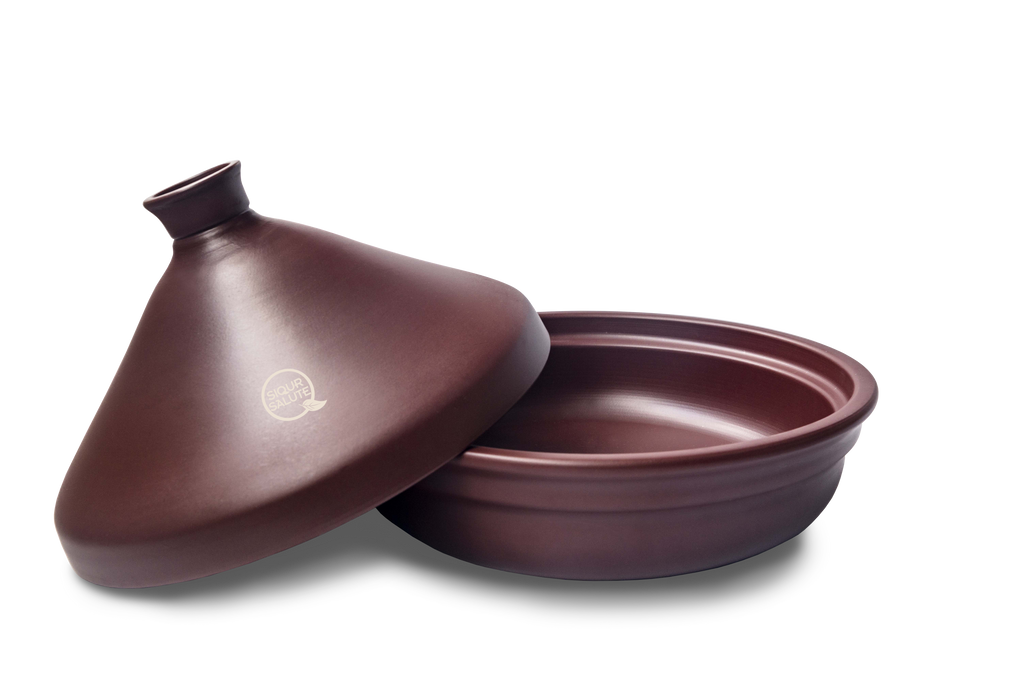Pot Tajine in Zisha purple clay 22 or 26 cm